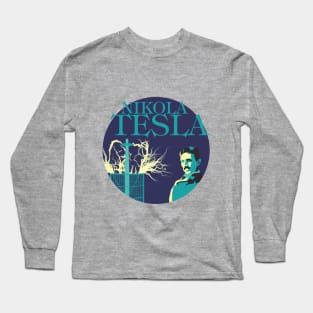 NIKOLA TESLA Long Sleeve T-Shirt